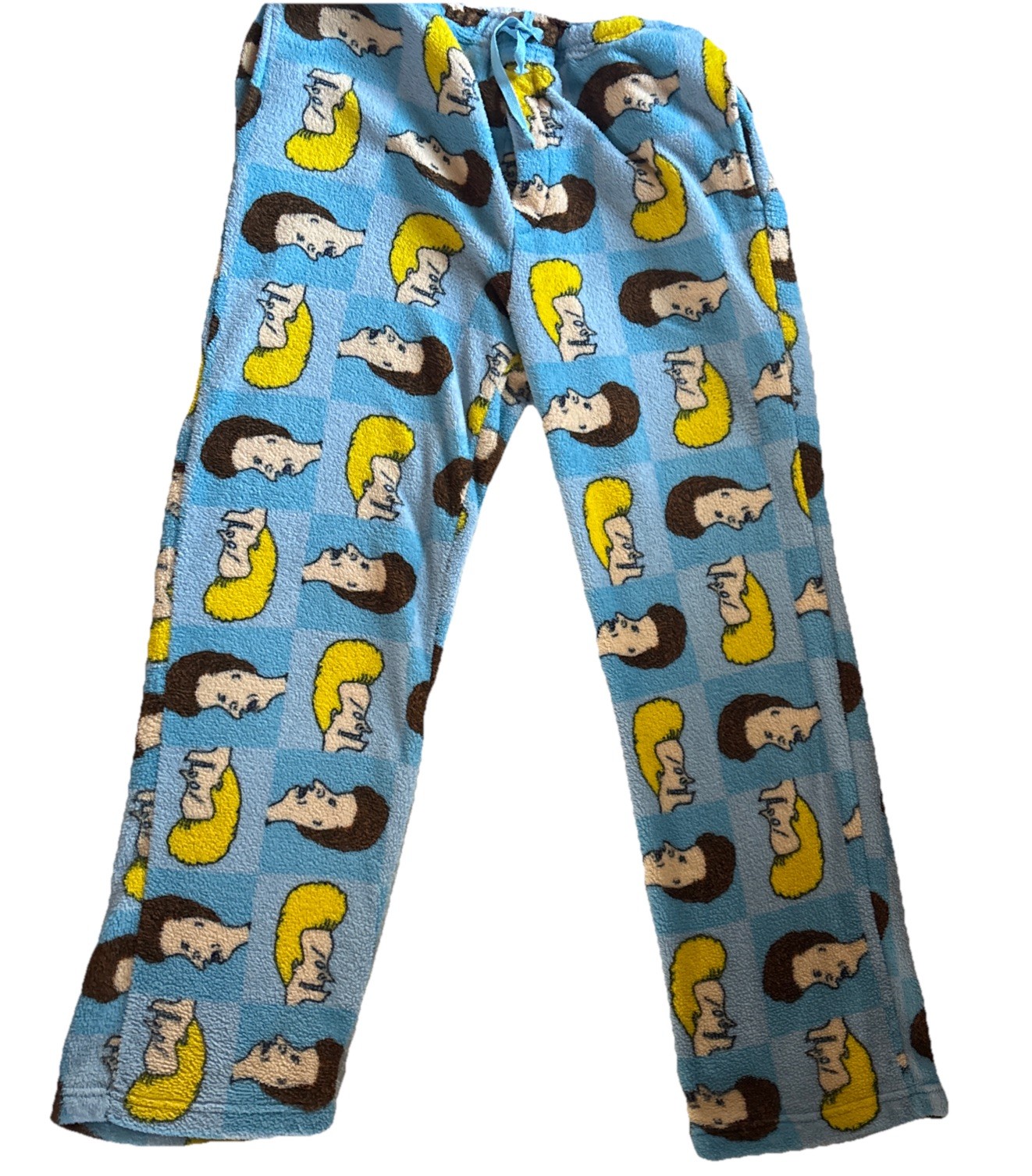MTV BEAVIS  And BUTT-HEAD Pajama Fleece Pants Unisex Med (32-34) EST 2011.