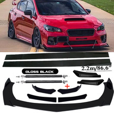 For Subaru Wrx Sti 15-21 Front Bumper Lip Spoiler Splitter Car Body Rear For Subaru Wrx Sti 15-21 Front Bumper Lip Spoiler Splitter Car Body Rear