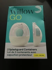 Willow Go 2 Splashguard Containers 5oz 150ml --- 2 ct