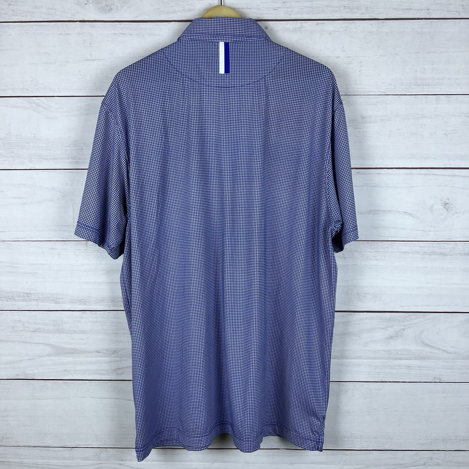 Rhoback Dogstooth Houndstooth Performance Golf Po… - image 2