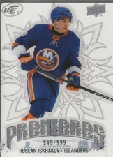 2024-25 Upper Deck Ice Ruslan Iskhakov RC Premieres #/999 Islanders