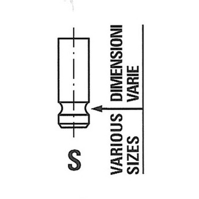   FRECCIA INTAKE VALVE 6946/SNT NEU DE STOCK