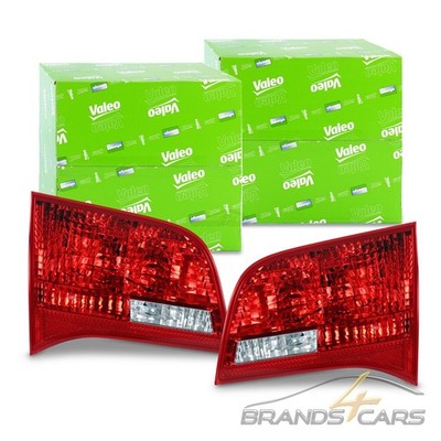 VALEO 2x HECKLEUCHTE INNEN LINKS+RECHTS FÜR AUDI A6 AVANT ALLROAD 4F C6