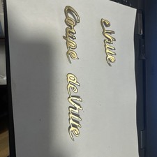 1954-56 Cadillac Series 62 Coupe Deville Emblem Badge Logo Nameplate Rare