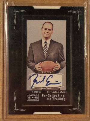 2008 Topps Mayo Rich Eisen FRAMED Auto #AA-RE Nr/Mt. Famous Broadcaster!! SSP!!