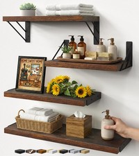 Wall Shelves for Bedroom Decor, Floating Wall Shelves for Living Room Kitchen...