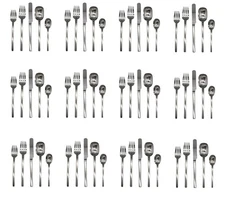 Mikasa Zena 18/8 Stainless Steel 60pc. Flatware Set (Service for Twelve)