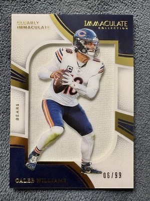 2025 Panini Immaculate #CIJ-CW Caleb Williams Clearly Immaculate Jerseys /99