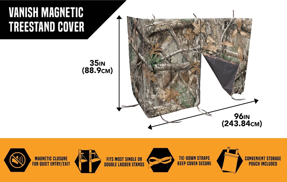 Allen Company Vanish Magnetic Treestand Cover Blind Kit 35" x 96" - Image 2 of 4