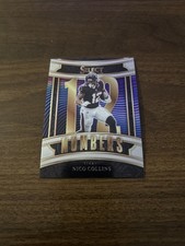 2025 Panini Select Nico Collins Numbers Insert Card Houston Texans