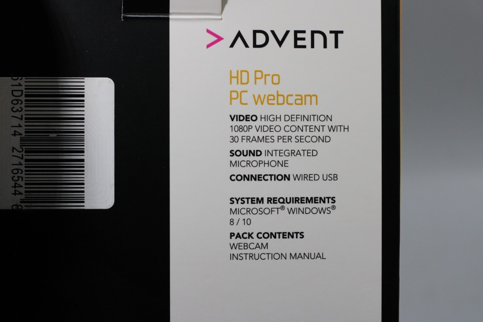 Advent Full HD 1080p cam (AWCAMHD15) 5017416548090 eBay