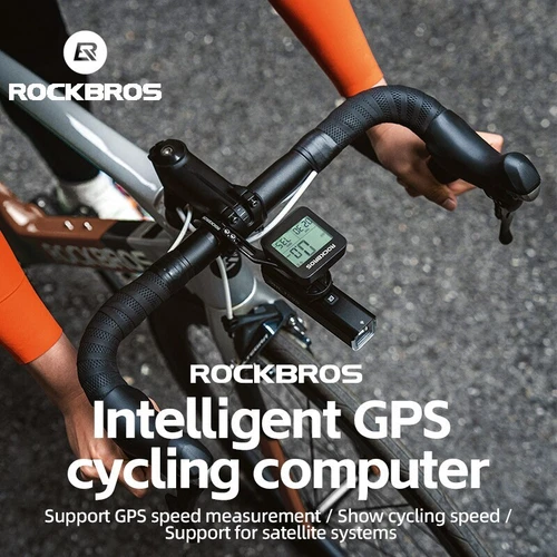 RockBros Fahrradcomputer Drahtlos Tachometer GPS, IPX6 Fahrrad Kilometerzähler - Bild 5 von 18