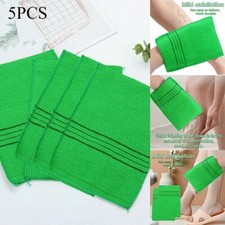5Pcs Korean Italy Asian Exfoliating Bath Washcloth Body Scrub Shower Soft,Towels