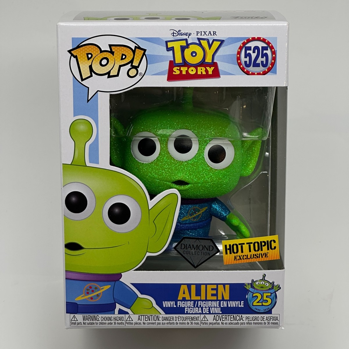 Funko Pop ALIEN DIAMOND Hot Topic Exclusive TOY STORY Disney 525