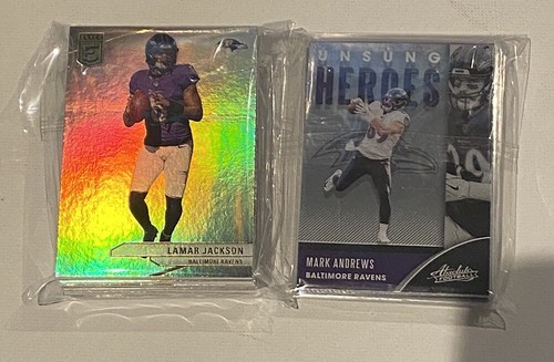 2020-24 Panini Baltimore Ravens 60 Card Lot Lamar Jackson Ray Lewis Zay Flowers - Picture 6 of 6