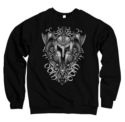 Men's Pullover Sweat Shirt ODIN Warrior Vikings Wotan - Ragnar Thor Valhalla O