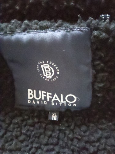 Buffalo David Bitton Mens XL Gray Sherpa Lined Hoodie Hooded Jacket - Picture 10 of 17