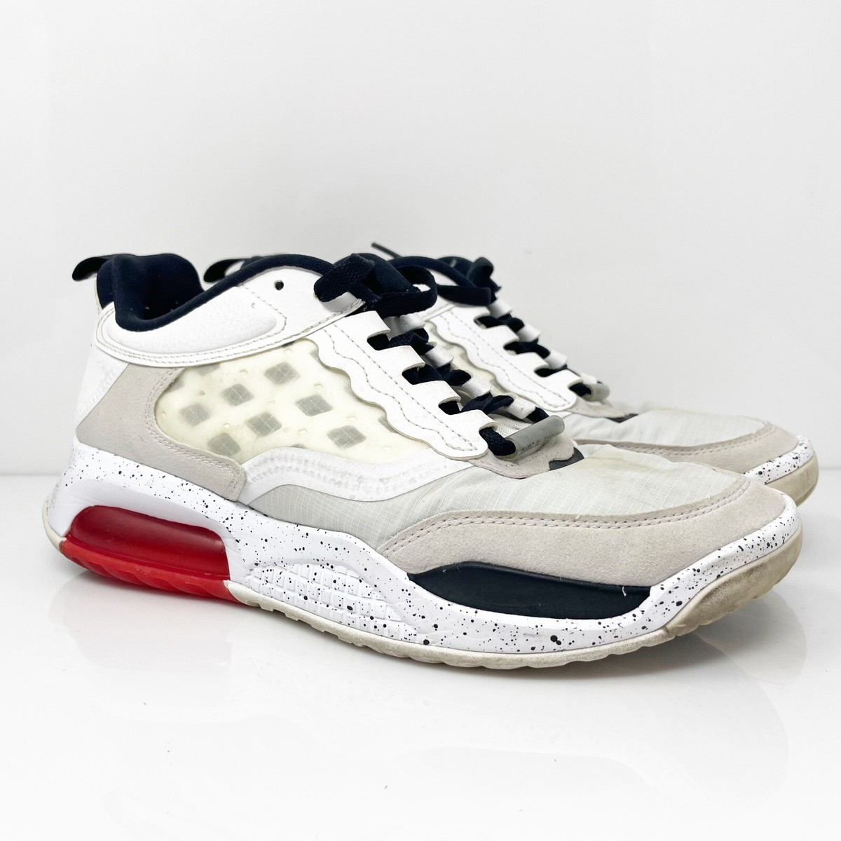 Nike Mens Air Jordan Max 200 CD6105-100 White Basketball Shoes Sneakers  Size