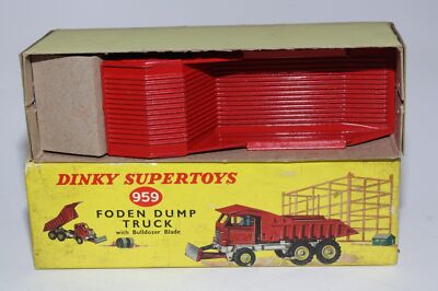 Dinky 959 Foden Dump Truck/Bulldozer, Mint in Original Box