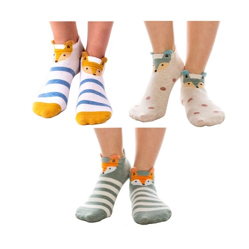 9 Pairs of Women's Socks Cute & Funny Animal Cotton Socks US Numeric 9 11 Reg... - Picture 2 of 8
