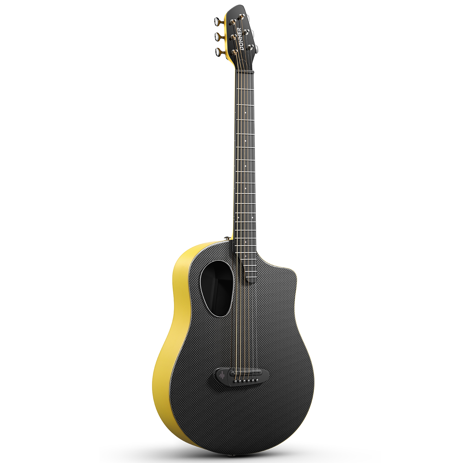 🎸 Donner Rising G PRO 38" Carbon Fiber Acoustic Guitar 4/4 Full Size