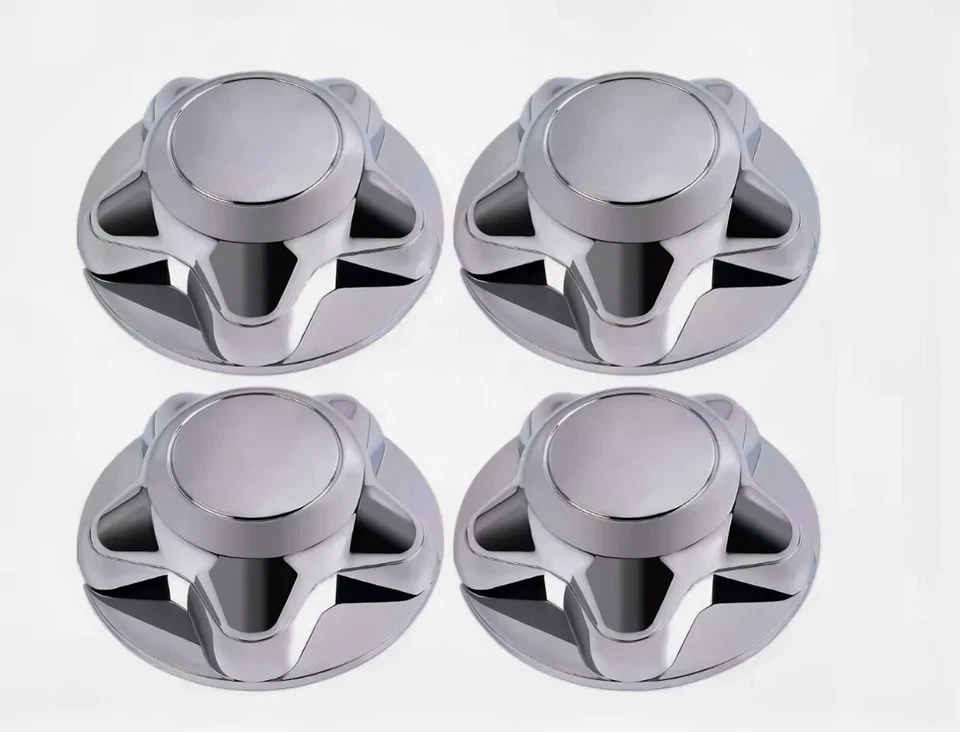 4-Piece 7-Inch Chrome Hubcaps Waterproof Silver For Ford 1997-2003 F150Expeditio Foto 2 de 4