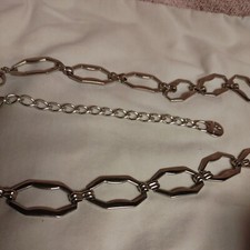Chain Belt Ovals 29 In. Extension 7 In. Lobster Clasp ---  4