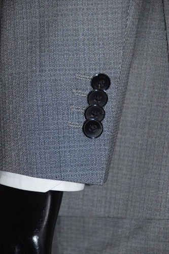 HUGO BOSS Suit, Mod. Huge6/Genius4, Size 94 / US 38L, Slim Fit, Medium Grey - Picture 9 of 13