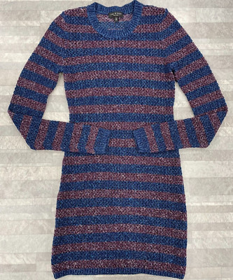 トップス 29 NWOT Rag&Bone Womens Stripped Knit Navy Combo Dress Size: Small | eBay