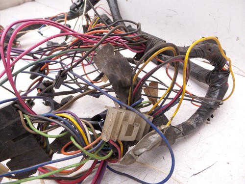 For Parts 1980 Trans Am Under Dash Inner Wiring Harness Fuse Interior Cut Wires - Picture 18 of 24