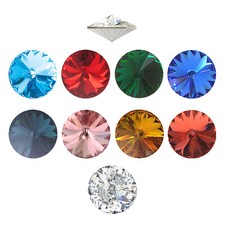 12mm - 1122 Swarovski Kristalle Rivoli mit Preis- Mengenstaffel