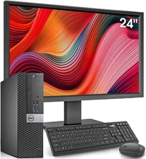 Dell Desktop Computer PC i7, up to 64GB RAM, 4TB SSD, Windows 11 Pro, WiFi BT