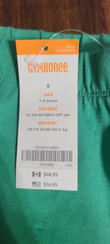Gymboree Girls' Bike Shorts, Size 8-Brand New! - Picture 2 of 3