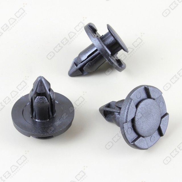 10x Bumper Car Dashboard Rocker Panel Fasteners Clips for MITSUBISHI Ø