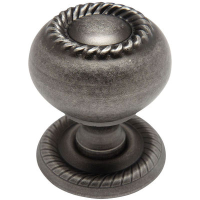Cosmas Cabinet Hardware Weathered Nickel Hollow Cabinet Knob #4040WN