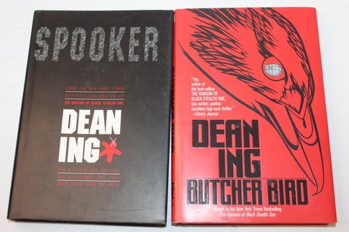 Set 2 Dean Ing Hardcover HCDJ Sehr guter Zustand Romane Metzgervogel, Spooker