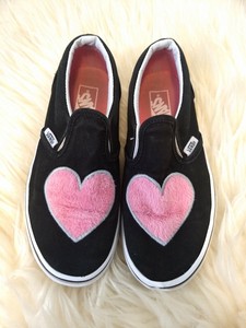 vans pink hearts