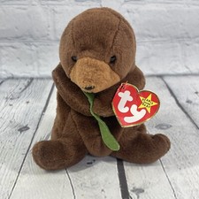 Ty Beanie Baby Babies Seaweed The Otter With Tags Style 1995 RARE ERRORS