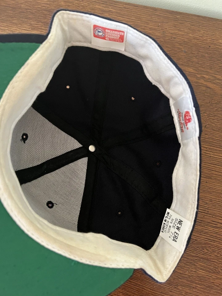 Vintage Penn State PSU New Era Hat 7 1/4- Made in USA Pro Model Blue - Image 4 of 4