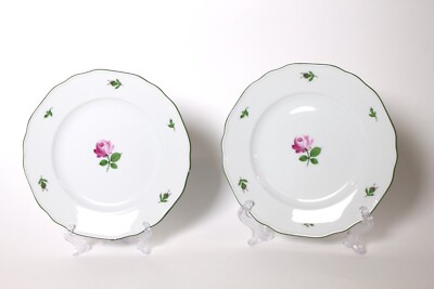 AUGARTEN Porzellan WIENER ROSE ø20 | 2x Teller | vienna porcelain plates