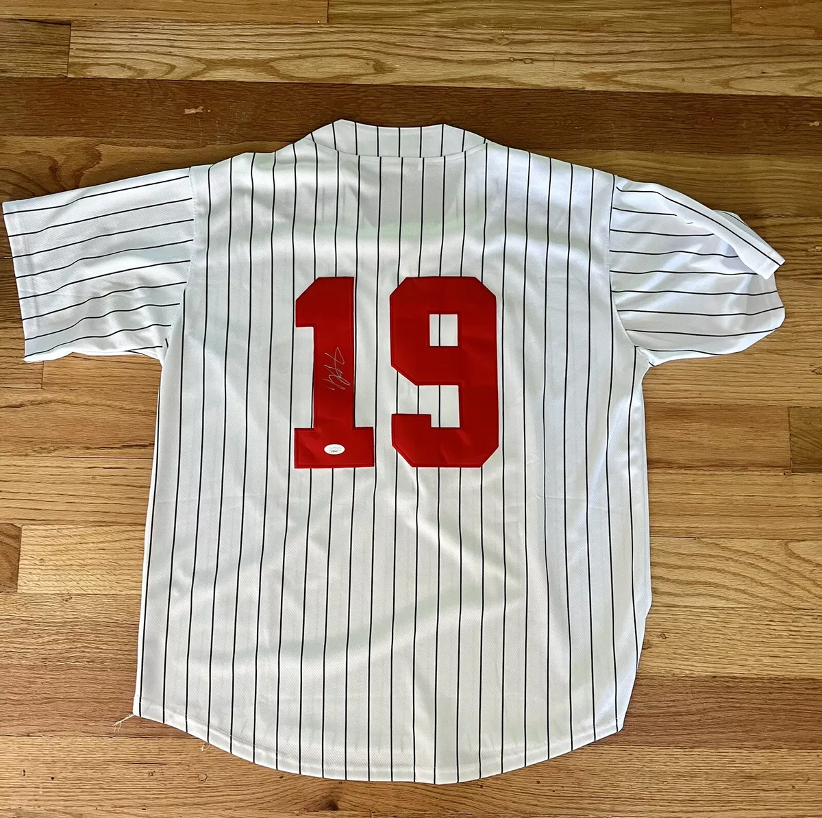 CINCINNATI REDS JOEY VOTTO SIGNED JERSEY JSA COA AUTHENTIC AUTOGRAPH MLB