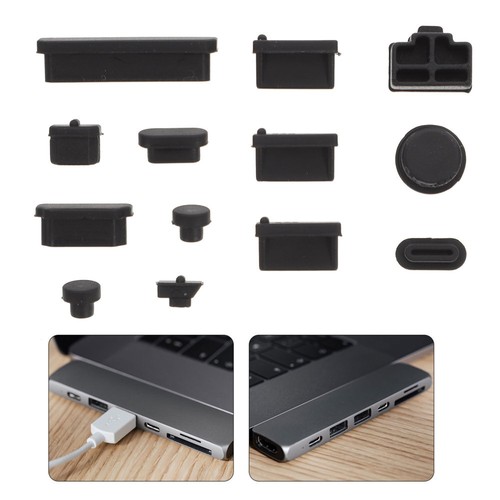 3 Zestaw Laptop Anti Plug PC Anti Cover Port Anti Plug - Zdjęcie 4 z 12