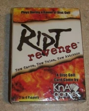 NEW Ript Revenge disc golf card game - playing cards for poker, etc.