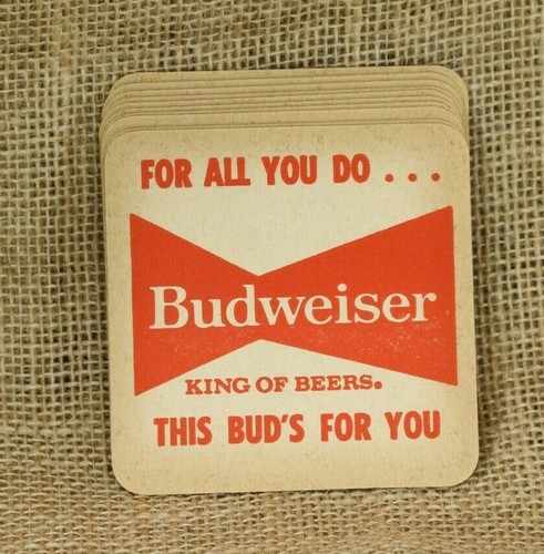 Lot of 10 Vintage Budweiser Coasters For All You Do This Bud's For You - Picture 6 of 6
