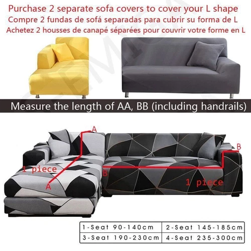 Jacquard Elastic Sofa Cover for Living Room Couch Slipcover Furniture Protector - Picture 6 of 28