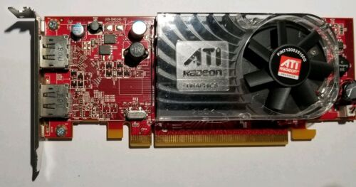 AMD Dell Radeon HD 3470 PCIE Dual Monitor 2X Display Port Video Graphics Card - Picture 1 of 8