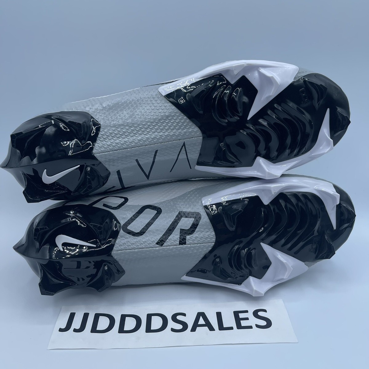Nike Vapor Edge 360 Pro White Platinum Black Football Cleats 