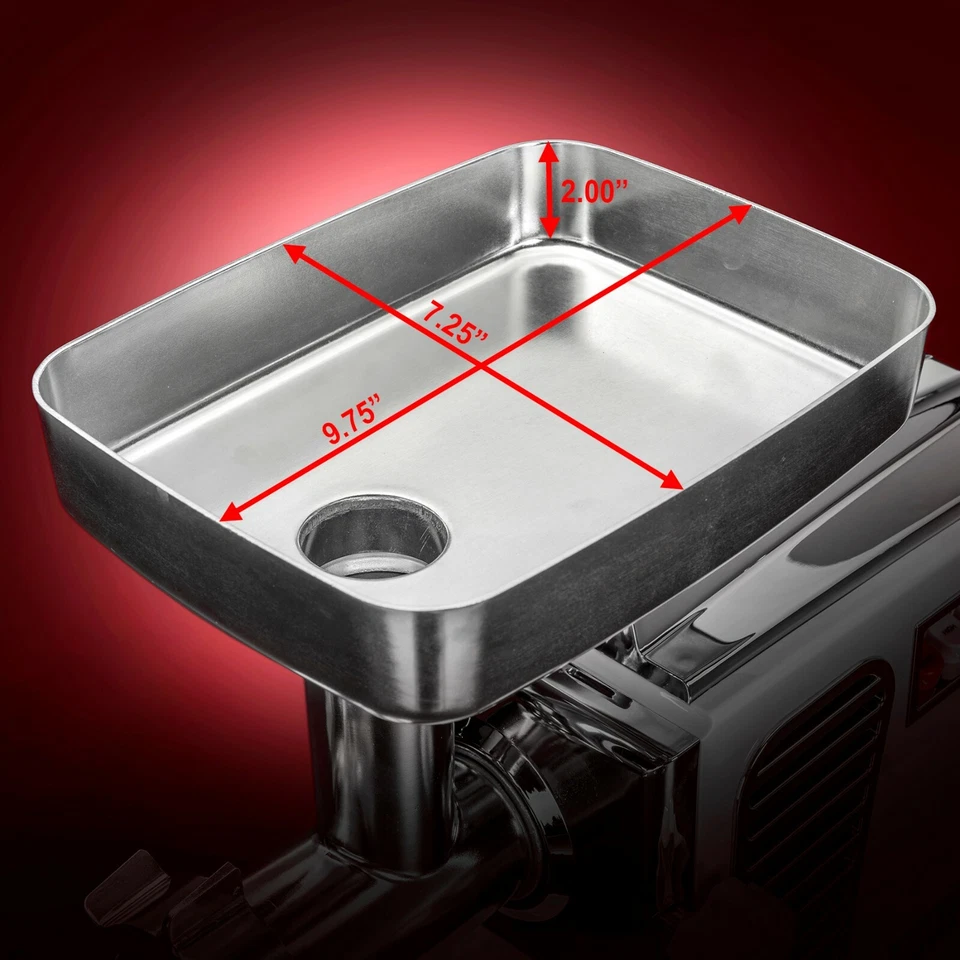 STX Turboforce "Platinum" w/Foot Pedal Electric Meat Grinder & Sausage Stuffer - Image 2 of 4
