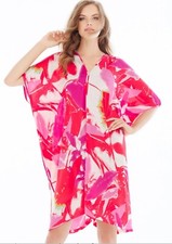 Nwt Natori Lucent Palms Caftan Dress Lingerie Women's
