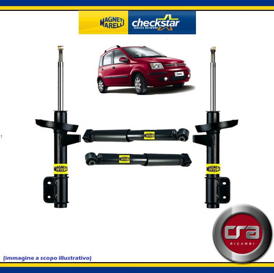 Panda 169 Kit 4 Ammortizzatori Japanparts Per Fiat Panda II 169 - Foto 5